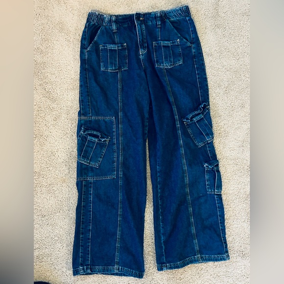 Urban Outfitters Denim - Urban Outfitters Blue Wide Leg Jeans